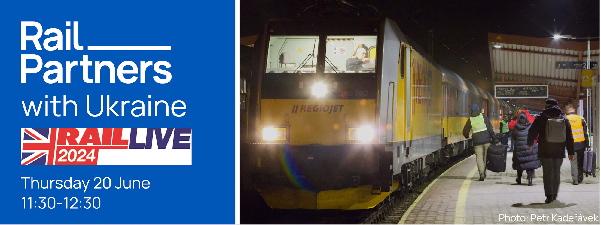 Rail Partners with Ukraine at Rail Live Banner 2